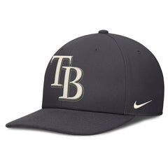 Tampa Bay Rays Statement Pro Snapback Hat - Anthracite | Nike