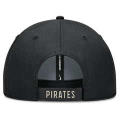 Pittsburgh Pirates Statement Club Performance Adjustable Hat - Black/Natural | Nike
