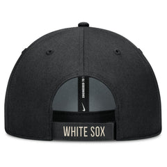 Chicago White Sox Statement Club Performance Adjustable Hat - Black/Natural | Nike