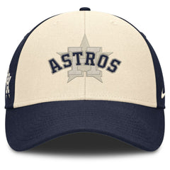 Houston Astros Statement Club Performance Adjustable Hat - Navy/Natural | Nike