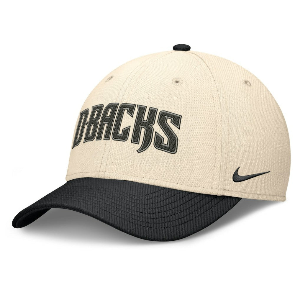 Arizona Diamondbacks Statement Rise Performance Flex Hat - Natural/Black | Nike