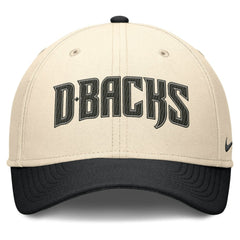 Arizona Diamondbacks Statement Rise Performance Flex Hat - Natural/Black | Nike