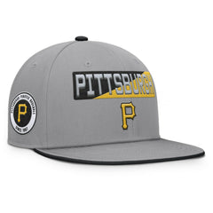 Pittsburgh Pirates Punchout Snapback Hat - Gray