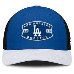 Los Angeles Dodgers Cutoff Adjustable Trucker Hat - Royal/White