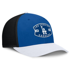 Los Angeles Dodgers Cutoff Adjustable Trucker Hat - Royal/White