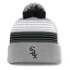 Chicago White Sox Balk Cuffed Knit Hat with Pom - Gray