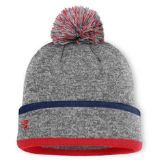 St. Louis Cardinals Backstop Cuffed Knit Hat with Pom - Heather Gray