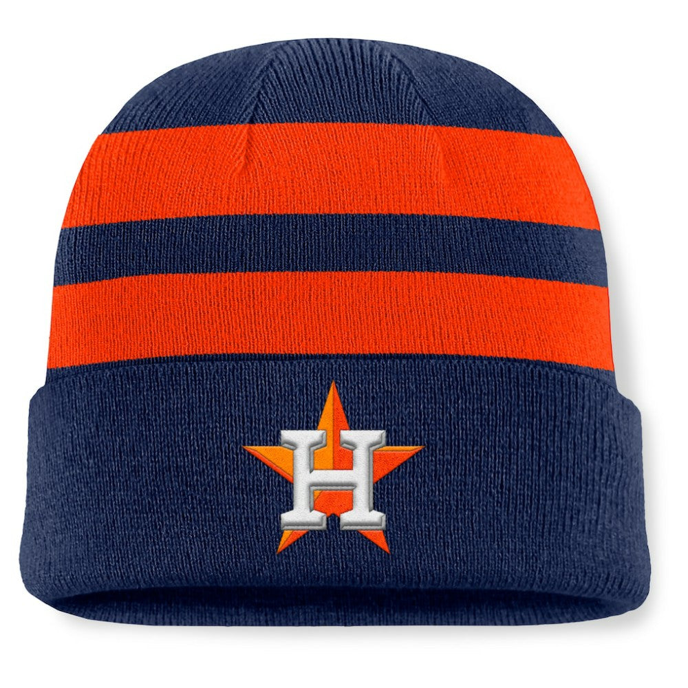 Houston Astros Baseline Cuffed Knit Hat - Navy