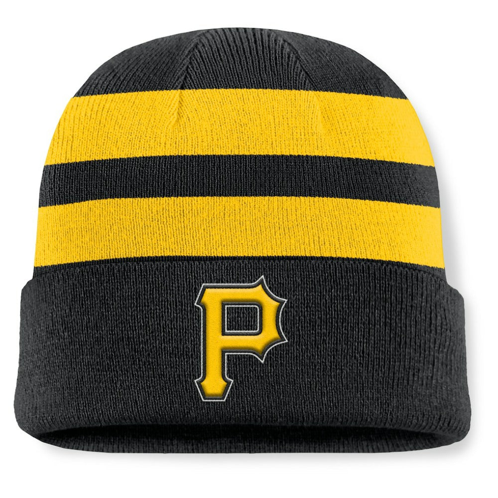 Pittsburgh Pirates Baseline Cuffed Knit Hat - Black