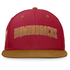 Arizona Diamondbacks Splinter Fitted Hat - Red/Tan