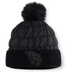 Cleveland Guardians Nightcap Cuffed Knit Hat with Pom - Black