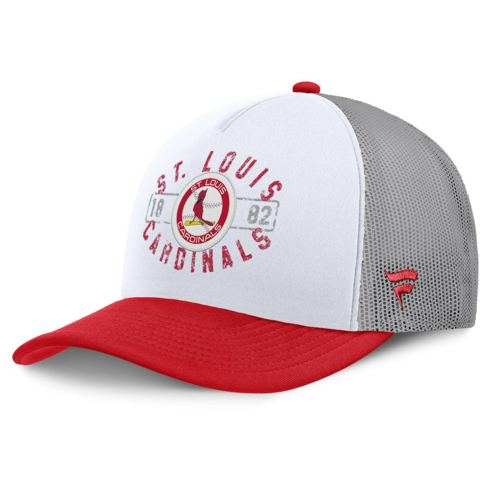St. Louis Cardinals Designated A-Frame Foam Front Trucker Adjustable Hat - White/Red