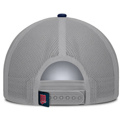 Minnesota Twins Designated A-Frame Foam Front Trucker Adjustable Hat - White/Navy