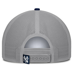 New York Yankees Designated A-Frame Foam Front Trucker Adjustable Hat - White/Navy