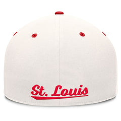 St. Louis Cardinals Unit Fitted Hat - Cream/Red