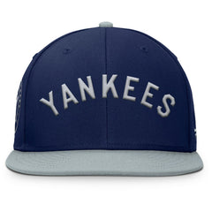 New York Yankees Yard Fitted Hat - Navy/Gray