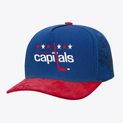 Washington Capitals Mitchell & Ness May Flowers Pro Crown Adjustable Hat