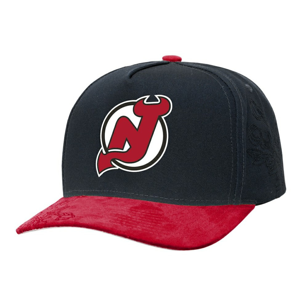 New Jersey Devils Mitchell & Ness May Flowers Pro Crown Adjustable Hat