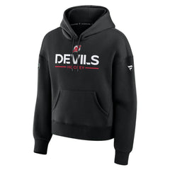 New Jersey Devils Fanatics Women's Authentic Pro Primary Pullover Hoodie
