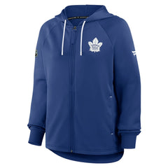 Toronto Maple Leafs Fanatics Women's Authentic Pro Rink Raglan Full-Zip Hoodie