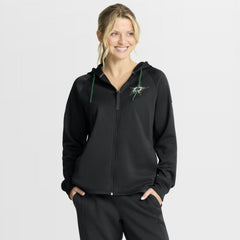 Dallas Stars Fanatics Women's Authentic Pro Rink Raglan Full-Zip Hoodie