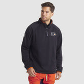 Philadelphia Flyers Fanatics Authentic Pro Rink Raglan Quarter-Zip Pullover