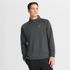 Vegas Golden Knights Fanatics Authentic Pro Rink Raglan Quarter-Zip Pullover
