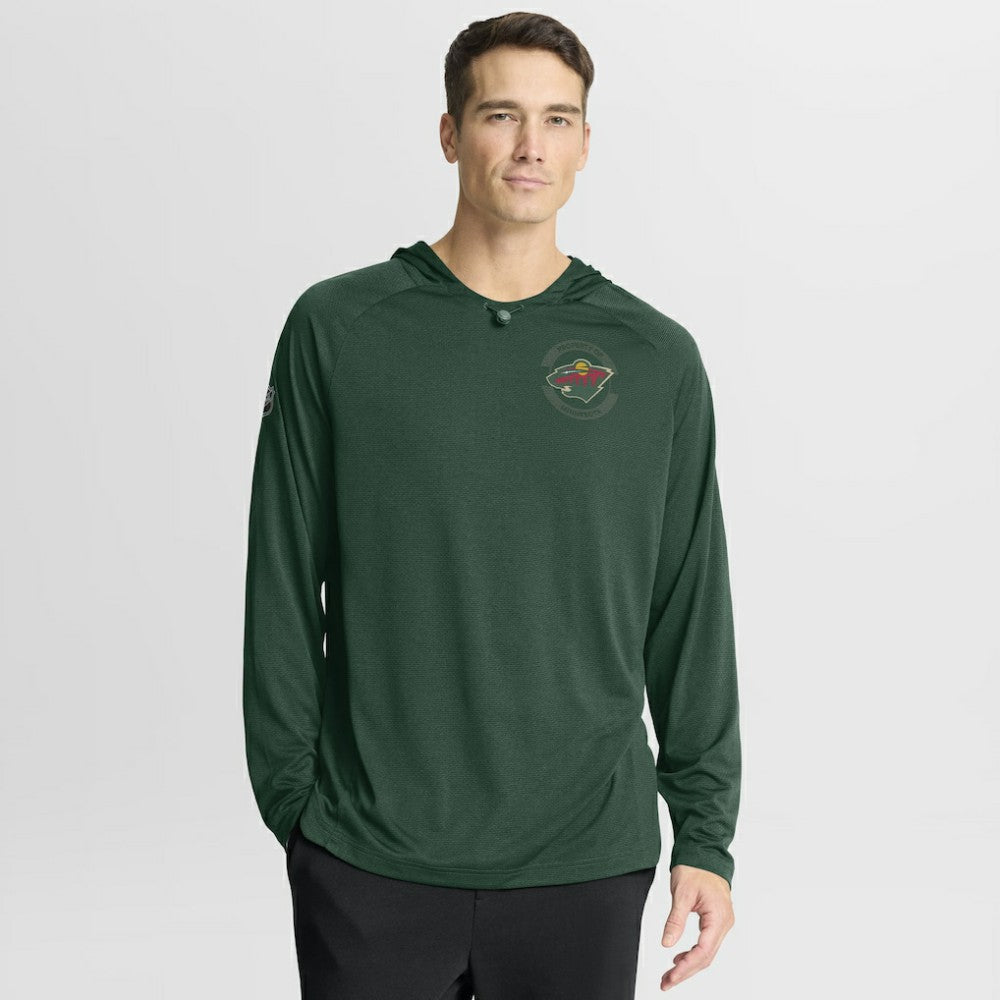 Minnesota Wild Fanatics Authentic Pro Rink Hoodie