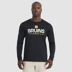 Boston Bruins Fanatics Authentic Pro Rink Tech Long Sleeve T-Shirt
