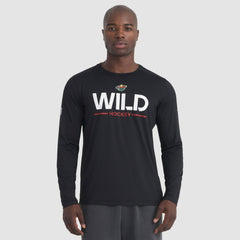 Minnesota Wild Fanatics Authentic Pro Rink Tech Long Sleeve T-Shirt