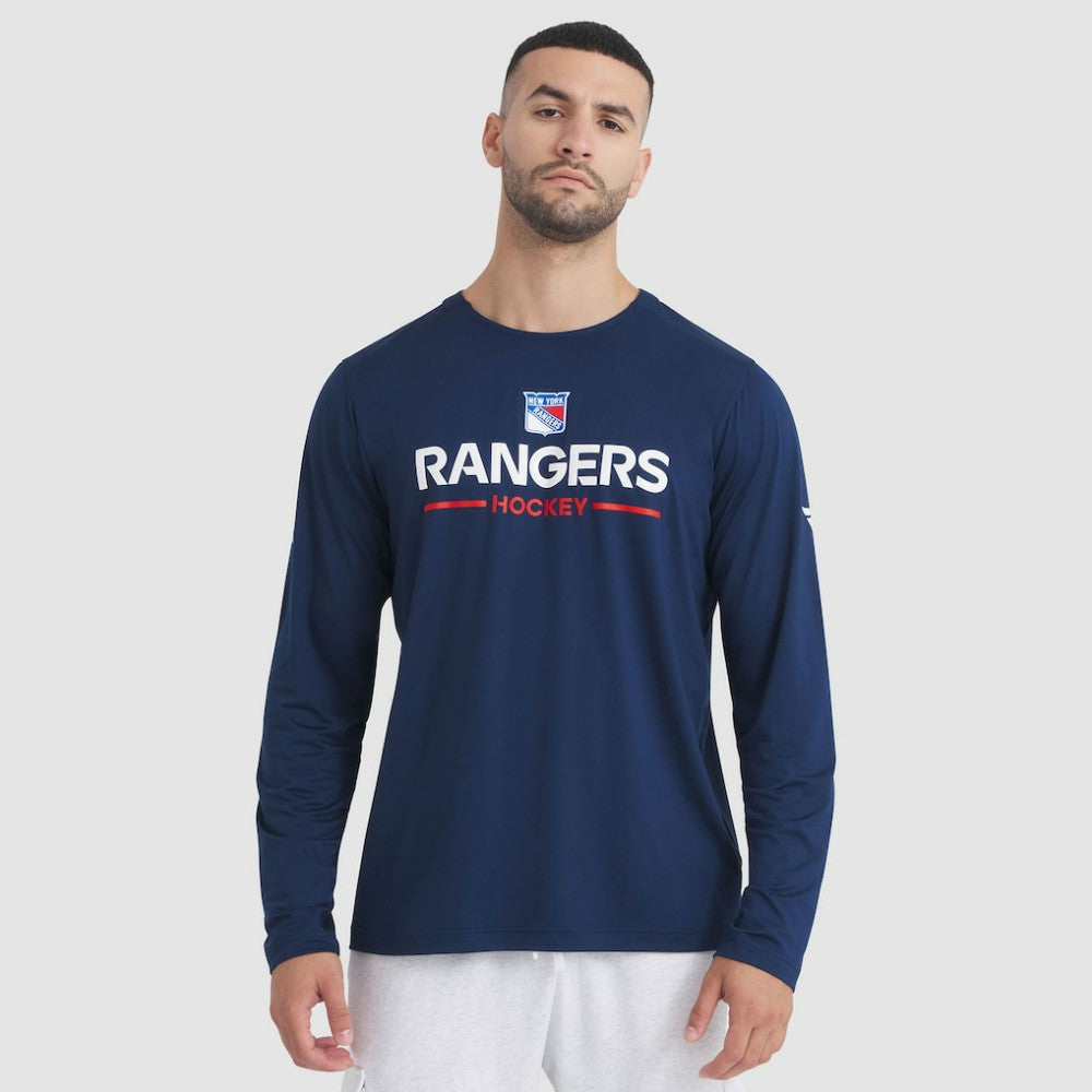 New York Rangers Fanatics Authentic Pro Rink Tech Long Sleeve T-Shirt