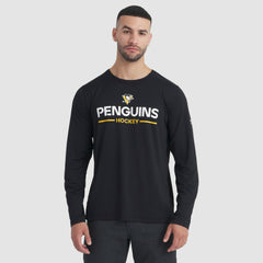 Pittsburgh Penguins Fanatics Authentic Pro Rink Tech Long Sleeve T-Shirt