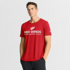 Detroit Red Wings Fanatics Authentic Pro Centennial Rink Tech T-Shirt