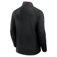 Calgary Flames Fanatics Authentic Pro Rink Training Quarter-Zip Pullover