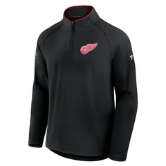 Detroit Red Wings Fanatics Authentic Pro Rink Training Quarter-Zip Pullover