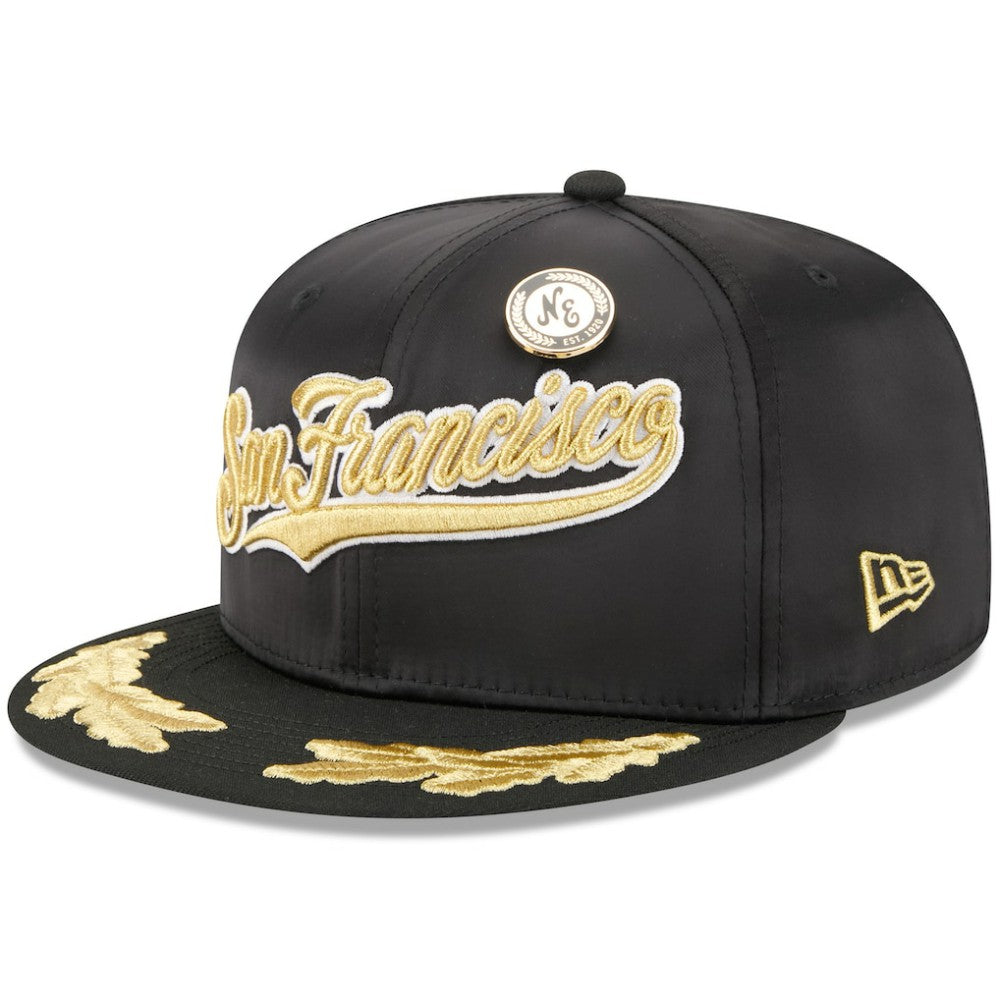 San Francisco Giants 2025 59FIFTY Day Gold Leaf 59FIFTY Fitted Hat - Black | New Era