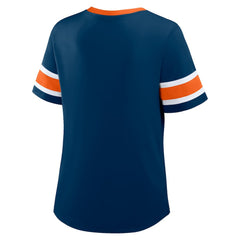 NFL Chicago Bears Women's Redzone Draw Play Athena Lace-Up T-Shirt