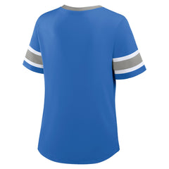 NFL Detroit Lions Women's Redzone Draw Play Athena Lace-Up T-Shirt