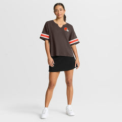 NFL Cleveland Browns Women's Redzone Curl Route T-Shirt