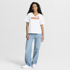 NFL Kansas City Chiefs Women's Redzone Slub Boxy T-Shirt