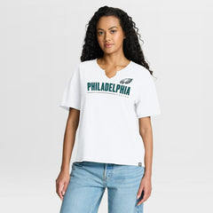 NFL Philadelphia Eagles Women's Redzone Slub Boxy T-Shirt