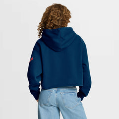 NFL Houston Texans Women's Oversized Hometown Heritage Cropped Hoodie