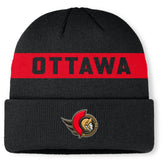 Ottawa Senators Fanatics Authentic Pro Rink Cuffed Knit Hat