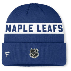 Toronto Maple Leafs Fanatics Authentic Pro Rink Cuffed Knit Hat