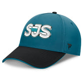 San Jose Sharks Fanatics Authentic Pro Rink Team Code Flex Hat
