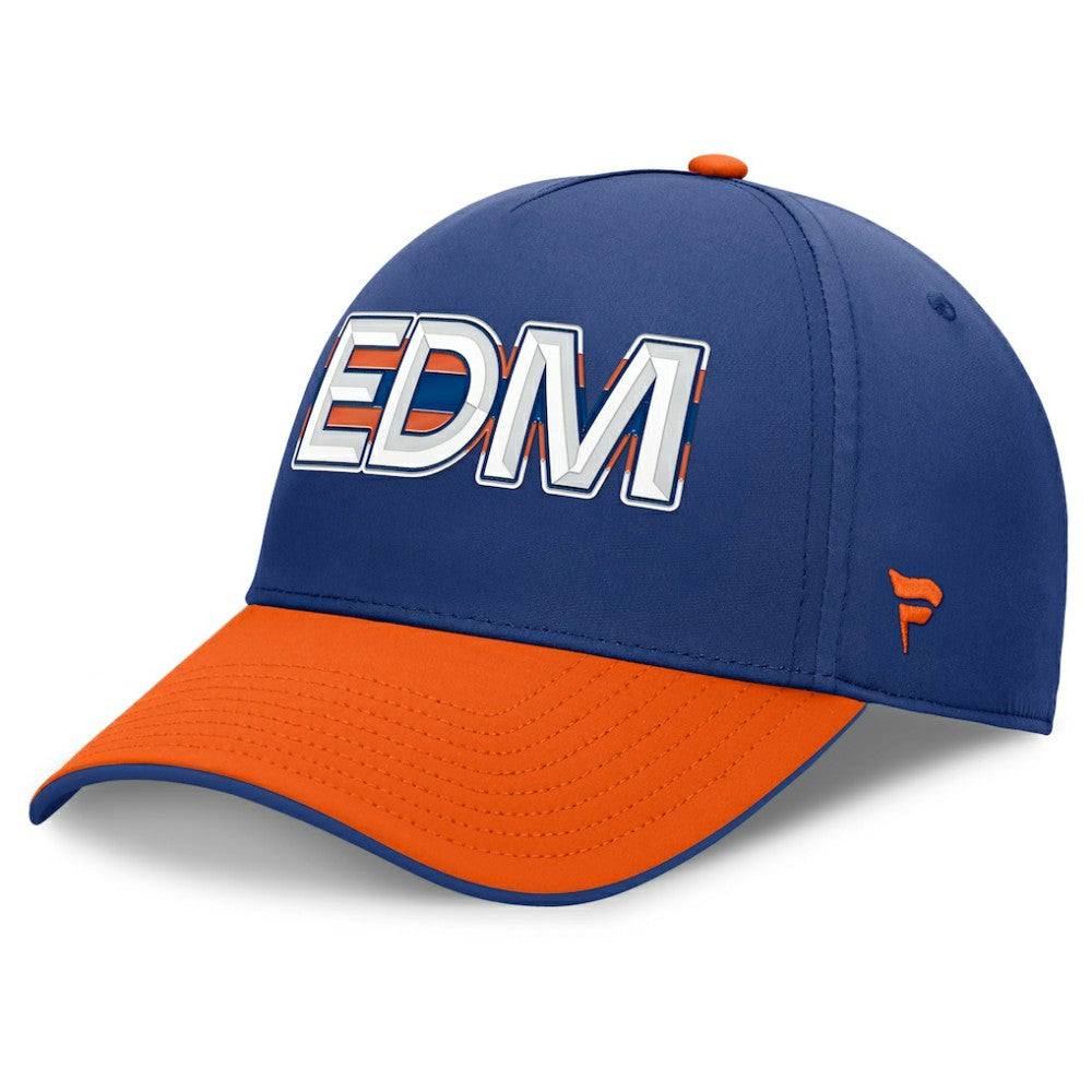 Edmonton Oilers Fanatics Authentic Pro Rink Team Code Flex Hat