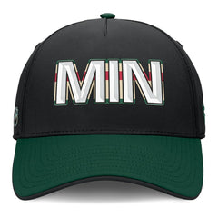 Minnesota Wild Fanatics Authentic Pro Rink Team Code Flex Hat