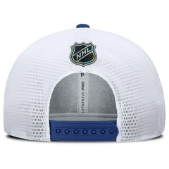Toronto Maple Leafs Fanatics Authentic Pro Rink Lockup Adjustable Trucker Hat