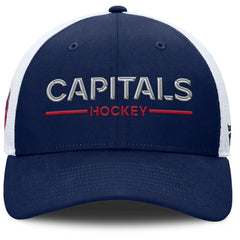 Washington Capitals Fanatics Authentic Pro Rink Lockup Adjustable Trucker Hat