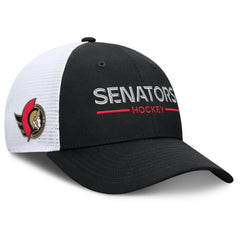 Ottawa Senators Fanatics Authentic Pro Rink Lockup Adjustable Trucker Hat